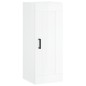 vidaXL Aparador alto madera contrachapada blanco brillo 34,5x34x180 cm vidaXL Aparador alto madera contrachapada blanco brillo 34,5x34x180 cm