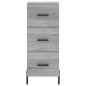 vidaXL Aparador alto madera contrachapada gris Sonoma 34,5x34x180 cm vidaXL Aparador alto madera contrachapada gris Sonoma 34,5x34x180 cm