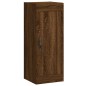 vidaXL Aparador alto madera contrachapada roble marrón 34,5x34x180 cm vidaXL Aparador alto madera contrachapada roble marrón 34,5x34x180 cm