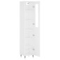 vidaXL Aparador alto madera contrachapada blanco 34,5x34x180 cm vidaXL Aparador alto madera contrachapada blanco 34,5x34x180 cm