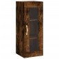 vidaXL Aparador de madera contrachapada roble ahumado 34,5x34x180 cm vidaXL Aparador de madera contrachapada roble ahumado 34,5x34x180 cm