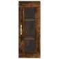 vidaXL Aparador de madera contrachapada roble ahumado 34,5x34x180 cm vidaXL Aparador de madera contrachapada roble ahumado 34,5x34x180 cm