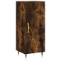 vidaXL Aparador de madera contrachapada roble ahumado 34,5x34x180 cm vidaXL Aparador de madera contrachapada roble ahumado 34,5x34x180 cm