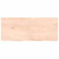 vidaXL Tablero de mesa madera maciza roble sin tratar 120x50x(2-4) cm vidaXL Tablero de mesa madera maciza roble sin tratar 120x50x(2-4) cm