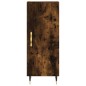 vidaXL Aparador de madera contrachapada roble ahumado 34,5x34x180 cm vidaXL Aparador de madera contrachapada roble ahumado 34,5x34x180 cm