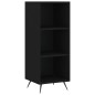 vidaXL Aparador de madera contrachapada negro 34,5x34x180 cm vidaXL Aparador de madera contrachapada negro 34,5x34x180 cm