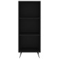 vidaXL Aparador de madera contrachapada negro 34,5x34x180 cm vidaXL Aparador de madera contrachapada negro 34,5x34x180 cm