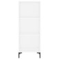 vidaXL Aparador alto madera contrachapada blanco 34,5x34x180 cm vidaXL Aparador alto madera contrachapada blanco 34,5x34x180 cm