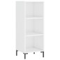 vidaXL Aparador alto madera contrachapada blanco brillo 34,5x34x180 cm vidaXL Aparador alto madera contrachapada blanco brillo 34,5x34x180 cm