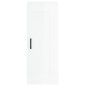 vidaXL Aparador alto madera contrachapada blanco brillo 34,5x34x180 cm vidaXL Aparador alto madera contrachapada blanco brillo 34,5x34x180 cm