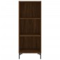 vidaXL Aparador alto madera contrachapada roble marrón 34,5x34x180 cm vidaXL Aparador alto madera contrachapada roble marrón 34,5x34x180 cm