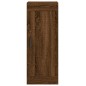 vidaXL Aparador alto madera contrachapada roble marrón 34,5x34x180 cm vidaXL Aparador alto madera contrachapada roble marrón 34,5x34x180 cm