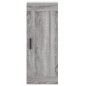vidaXL Aparador alto madera contrachapada gris Sonoma 34,5x34x180 cm vidaXL Aparador alto madera contrachapada gris Sonoma 34,5x34x180 cm