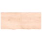 vidaXL Tablero de mesa madera maciza roble sin tratar 140x60x(2-6) cm vidaXL Tablero de mesa madera maciza roble sin tratar 140x60x(2-6) cm