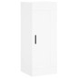 vidaXL Aparador alto madera contrachapada blanco 34,5x34x180 cm vidaXL Aparador alto madera contrachapada blanco 34,5x34x180 cm