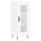 vidaXL Aparador alto madera contrachapada blanco brillo 34,5x34x180 cm vidaXL Aparador alto madera contrachapada blanco brillo 34,5x34x180 cm