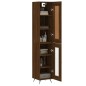 vidaXL Aparador alto madera contrachapada roble marrón 34,5x34x180 cm vidaXL Aparador alto madera contrachapada roble marrón 34,5x34x180 cm