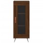 vidaXL Aparador alto madera contrachapada roble marrón 34,5x34x180 cm vidaXL Aparador alto madera contrachapada roble marrón 34,5x34x180 cm