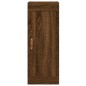 vidaXL Aparador alto madera contrachapada roble marrón 34,5x34x180 cm vidaXL Aparador alto madera contrachapada roble marrón 34,5x34x180 cm