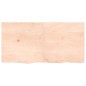 vidaXL Tablero de mesa madera maciza roble sin tratar 120x60x(2-4) cm vidaXL Tablero de mesa madera maciza roble sin tratar 120x60x(2-4) cm