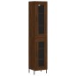 vidaXL Aparador alto madera contrachapada roble marrón 34,5x34x180 cm vidaXL Aparador alto madera contrachapada roble marrón 34,5x34x180 cm