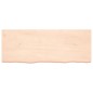 vidaXL Tablero de mesa madera maciza roble sin tratar 160x60x(2-6) cm