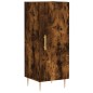 vidaXL Aparador de madera contrachapada roble ahumado 34,5x34x180 cm vidaXL Aparador de madera contrachapada roble ahumado 34,5x34x180 cm