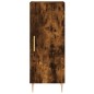 vidaXL Aparador de madera contrachapada roble ahumado 34,5x34x180 cm vidaXL Aparador de madera contrachapada roble ahumado 34,5x34x180 cm