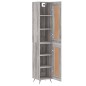 vidaXL Aparador alto madera contrachapada gris Sonoma 34,5x34x180 cm vidaXL Aparador alto madera contrachapada gris Sonoma 34,5x34x180 cm