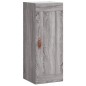 vidaXL Aparador alto madera contrachapada gris Sonoma 34,5x34x180 cm vidaXL Aparador alto madera contrachapada gris Sonoma 34,5x34x180 cm