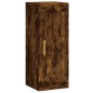 vidaXL Aparador de madera contrachapada roble ahumado 34,5x34x180 cm vidaXL Aparador de madera contrachapada roble ahumado 34,5x34x180 cm