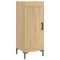 vidaXL Aparador de madera contrachapada roble Sonoma 34,5x34x180 cm vidaXL Aparador de madera contrachapada roble Sonoma 34,5x34x180 cm