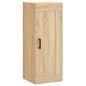 vidaXL Aparador de madera contrachapada roble Sonoma 34,5x34x180 cm vidaXL Aparador de madera contrachapada roble Sonoma 34,5x34x180 cm