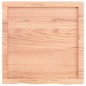 vidaXL Tablero mesa madera roble tratada marrón claro 60x60x(2-6) cm vidaXL Tablero mesa madera roble tratada marrón claro 60x60x(2-6) cm