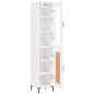 vidaXL Aparador alto madera contrachapada blanco 34,5x34x180 cm vidaXL Aparador alto madera contrachapada blanco 34,5x34x180 cm