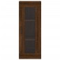 vidaXL Aparador alto madera contrachapada roble marrón 34,5x34x180 cm vidaXL Aparador alto madera contrachapada roble marrón 34,5x34x180 cm