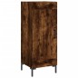 vidaXL Aparador de madera contrachapada roble ahumado 34,5x34x180 cm vidaXL Aparador de madera contrachapada roble ahumado 34,5x34x180 cm