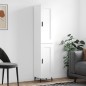 vidaXL Aparador alto madera contrachapada blanco 34,5x34x180 cm vidaXL Aparador alto madera contrachapada blanco 34,5x34x180 cm