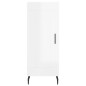 vidaXL Aparador alto madera contrachapada blanco brillo 34,5x34x180 cm vidaXL Aparador alto madera contrachapada blanco brillo 34,5x34x180 cm