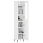 vidaXL Aparador alto madera contrachapada blanco 34,5x34x180 cm vidaXL Aparador alto madera contrachapada blanco 34,5x34x180 cm