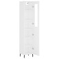 vidaXL Aparador alto madera contrachapada blanco 34,5x34x180 cm vidaXL Aparador alto madera contrachapada blanco 34,5x34x180 cm