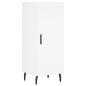 vidaXL Aparador alto madera contrachapada blanco 34,5x34x180 cm vidaXL Aparador alto madera contrachapada blanco 34,5x34x180 cm
