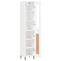 vidaXL Aparador alto madera contrachapada blanco 34,5x34x180 cm vidaXL Aparador alto madera contrachapada blanco 34,5x34x180 cm