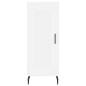 vidaXL Aparador alto madera contrachapada blanco 34,5x34x180 cm vidaXL Aparador alto madera contrachapada blanco 34,5x34x180 cm
