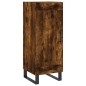 vidaXL Aparador de madera contrachapada roble ahumado 34,5x34x180 cm vidaXL Aparador de madera contrachapada roble ahumado 34,5x34x180 cm