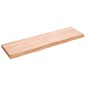 vidaXL Tablero mesa madera roble tratada marrón claro 140x40x(2-6) cm vidaXL Tablero mesa madera roble tratada marrón claro 140x40x(2-6) cm