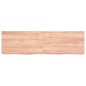 vidaXL Tablero mesa madera roble tratada marrón claro 140x40x(2-6) cm vidaXL Tablero mesa madera roble tratada marrón claro 140x40x(2-6) cm