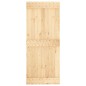 vidaXL Puerta corredera con herrajes madera maciza de pino 85x210 cm vidaXL Puerta corredera con herrajes madera maciza de pino 85x210 cm