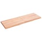 vidaXL Tablero mesa madera roble tratada marrón claro 120x40x(2-4) cm vidaXL Tablero mesa madera roble tratada marrón claro 120x40x(2-4) cm