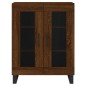 vidaXL Aparador alto madera contrachapada marrón roble 69,5x34x180 cm